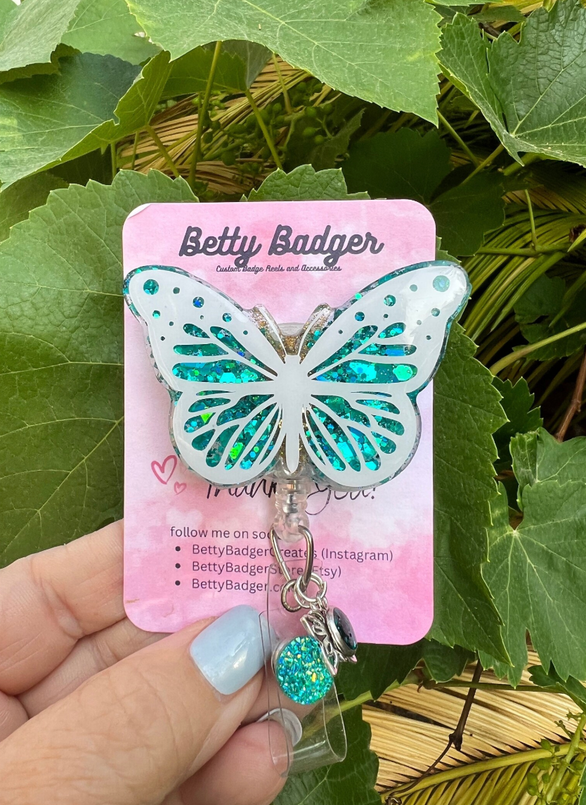 Butterfly Badge Reel